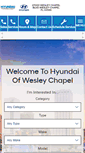 Mobile Screenshot of hyundaiofwesleychapel.com